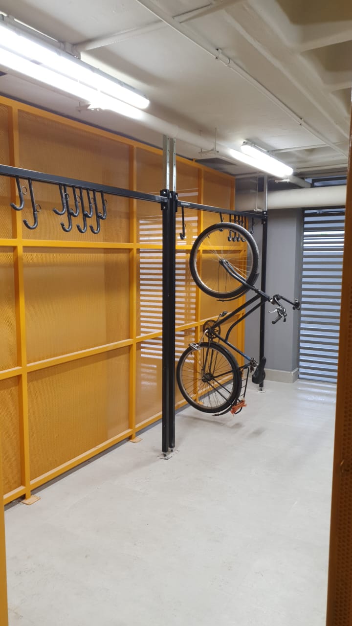 AL107 Bicicletário 3,10m c/ 1 vagas Teto/Chão - Imagem 5